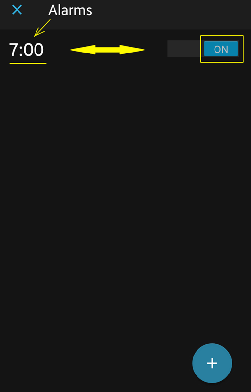 How do I know the alarm clock is activated Help Center